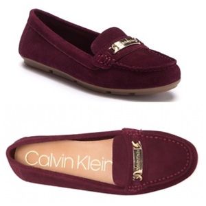 calvin klein lunasi suede